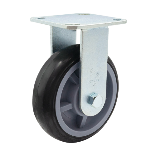 6" x 2" Premium PU Wheel,4.5" x 4" Top Plate Rigid Casters, 661 lbs Load Rating