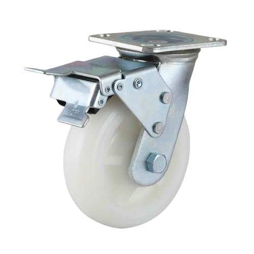 5" x 2" PP Wheel,4.5" x 4" Top Plate Swivel Casters with Metal Total Lock, 772 lbs Load Rating