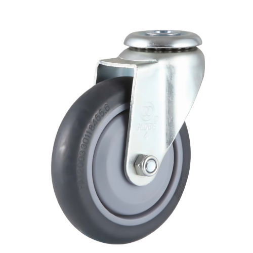 3" x 1" Premium TPR Wheel, Bolt Hole Casters, 110 lbs Load Rating