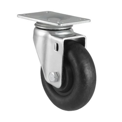 4" x 1.5" Phenolic Wheel,3.7" x 2.6" Top Plate Swivel Casters, 287 lbs Load Rating