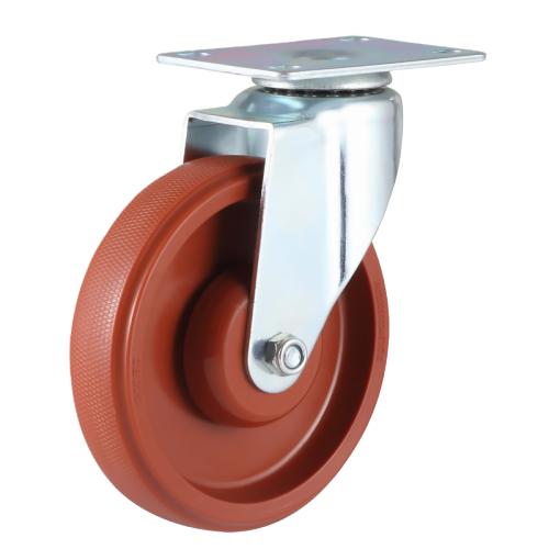 4" x 1" PP Wheel,3.7" x 2.6" Top Plate Swivel Casters, 176 lbs Load Rating
