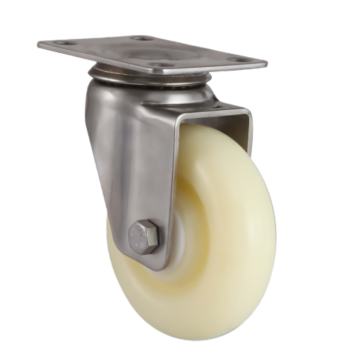 2.5" x 1.5" Nylon Wheel,3.7" x 2.6" Top Plate Swivel Casters, 176 lbs Load Rating