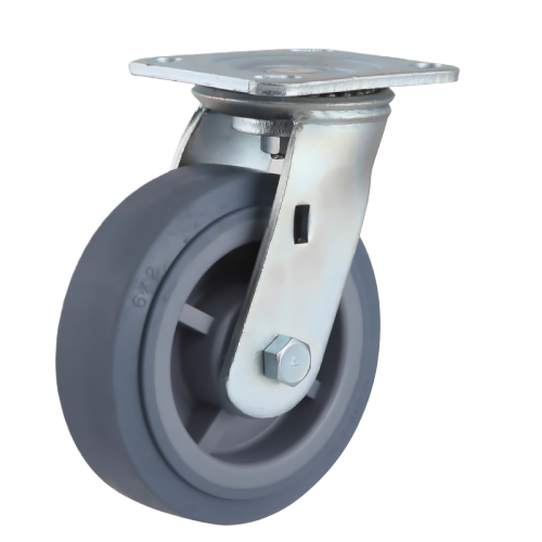8" x 2" Premium TPR Wheel,4.5" x 4" Top Plate Swivel Casters, 683 lbs Load Rating