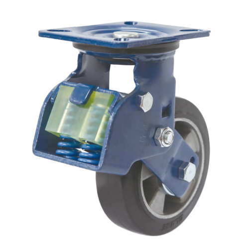 6" x 2" Rubber Wheel,5.5" x 4.3" Spring Loaded Casters, 772 lbs Load Rating