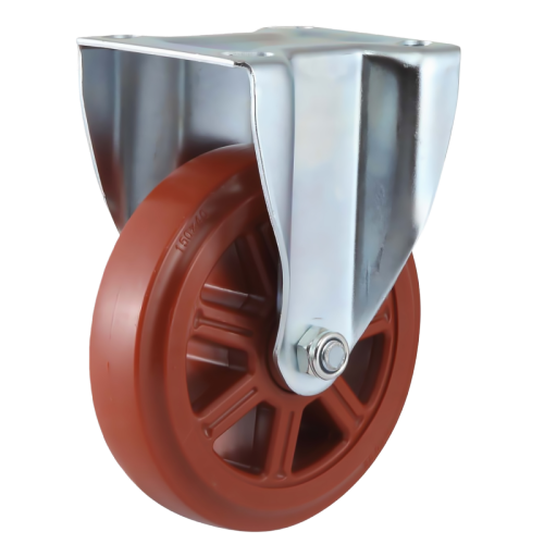 8" x 2" PP Wheel,4.5" x 4" Top Plate Rigid Casters, 772 lbs Load Rating