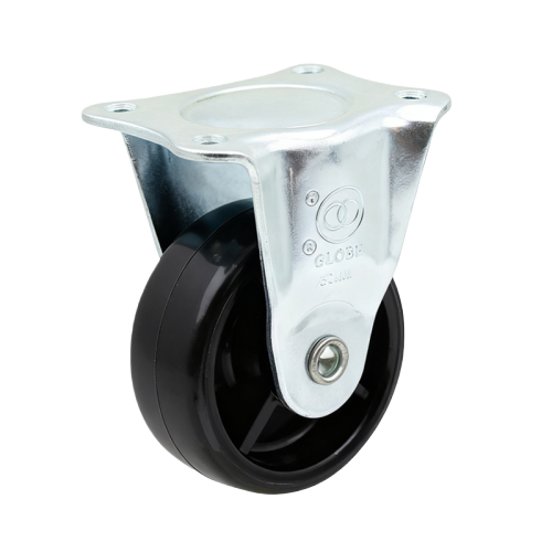 1.5" x 0.5" PP Wheel,1.5" x 1.3" Top Plate Rigid Casters, 35 lbs Load Rating
