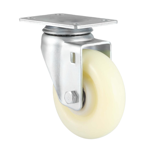 5" x 1.5" Nylon Wheel,3.7" x 2.6" Top Plate Swivel Casters, 309 lbs Load Rating