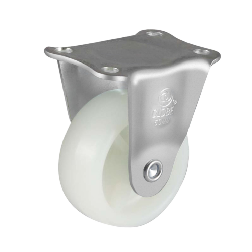 2.5" x 1" Nylon Wheel,2.8" x 2.3" Top Plate Rigid Casters, 88 lbs Load Rating