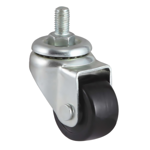 3" x 2" Premium Nylon Wheel,0.5" x 1" Threaded Stem Casters, 441 lbs Load Rating