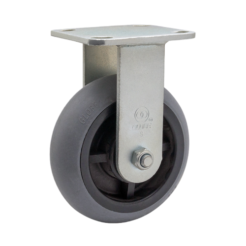 4" x 2" Conductive TPR Wheel,4.5" x 4" Top Plate Rigid Casters, 331 lbs Load Rating
