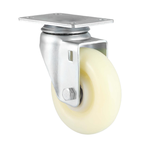 2" x 1" Nylon Wheel,2.8" x 2.2" Top Plate Swivel Casters, 132 lbs Load Rating