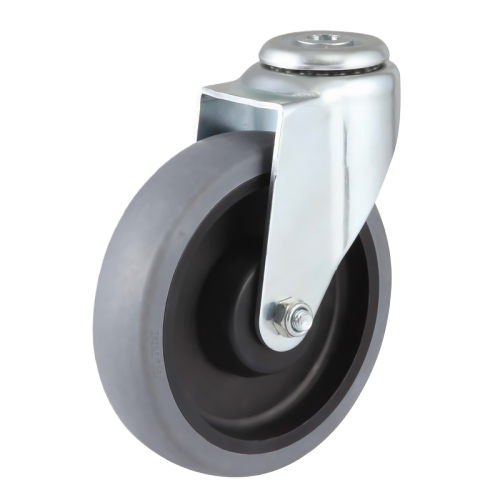 3" x 1" Conductive TPR Wheel, Bolt Hole Casters, 132 lbs Load Rating