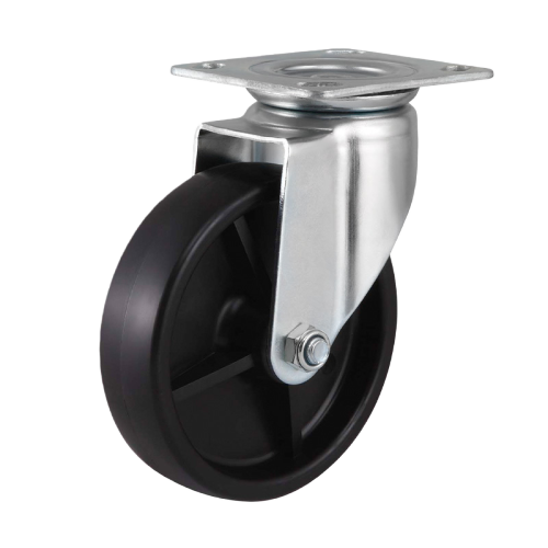 6" x 1.5" PP Wheel,4.5" x 4" Top Plate Swivel Casters, 661 lbs Load Rating