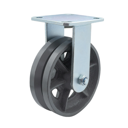 5" x 2" Ductile Iron Wheel,4.5" x 4" Top Plate Rigid Casters, 794 lbs Load Rating
