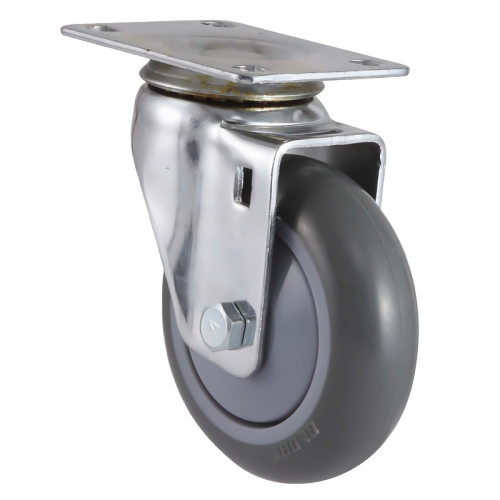 3" x 1.5" Noise Reducing PU Wheel,3.7" x 2.6" Top Plate Swivel Casters, 220 lbs Load Rating