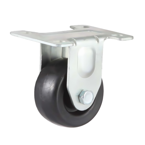 2.5" x 1" PP Wheel,3.7" x 2.6" Top Plate Rigid Casters, 176 lbs Load Rating