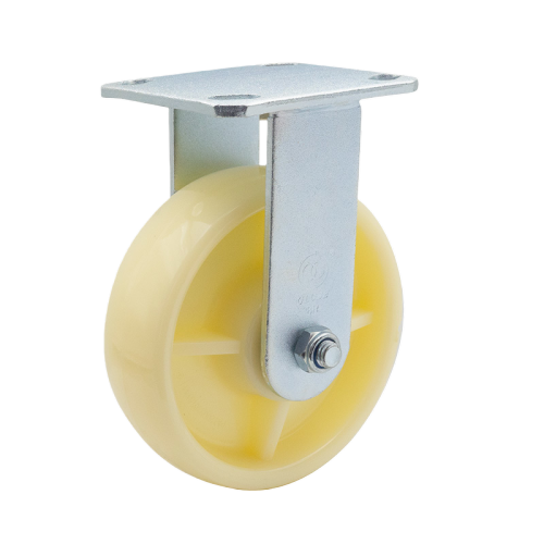 4" x 2" Nylon Wheel,4.5" x 4" Top Plate Rigid Casters, 441 lbs Load Rating