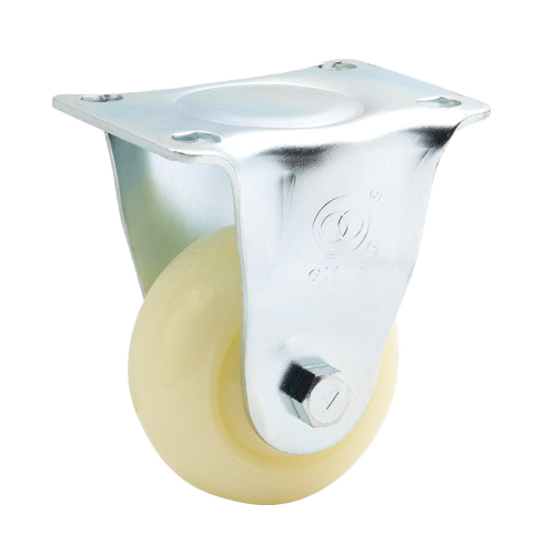 1.5" x 1" Nylon Wheel,2.6" x 2" Top Plate Rigid Casters, 110 lbs Load Rating