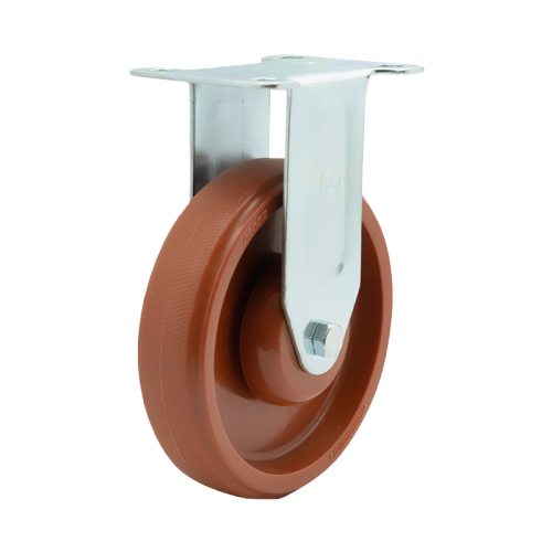 3" x 1" PP Wheel,3.7" x 2.6" Top Plate Rigid Casters, 132 lbs Load Rating