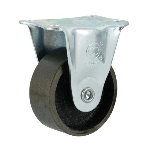 2" x 1" Ductile Iron Wheel,2.3" x 2" Top Plate Rigid Casters, 66 lbs Load Rating