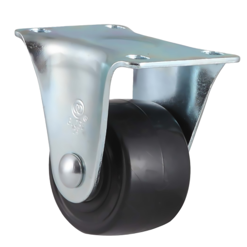 2" x 1" Premium Nylon Wheel,2.8" x 2.2" Top Plate Rigid Casters, 220 lbs Load Rating