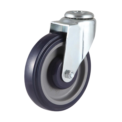3" x 1" Premium PU Wheel, Bolt Hole Casters, 132 lbs Load Rating