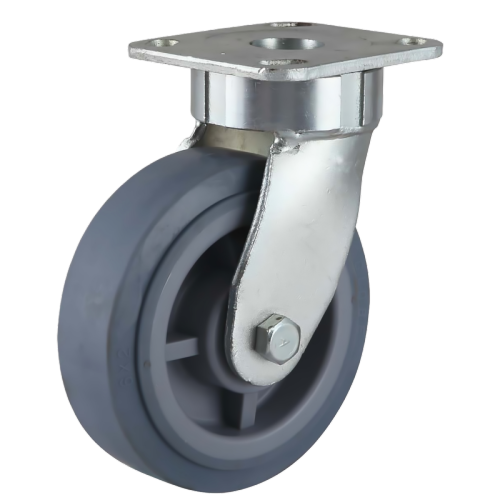 4" x 2" Premium TPR Wheel,4.5" x 4" Kingpinless Casters, 617 lbs Load Rating