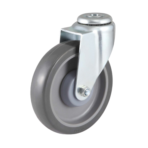 3" x 1" Noise Reducing PU Wheel, Bolt Hole Casters, 132 lbs Load Rating