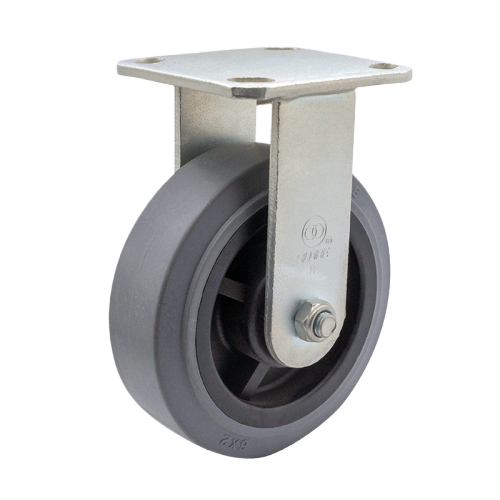 4" x 2" Conductive TPR Wheel,4.5" x 4" Top Plate Rigid Casters, 353 lbs Load Rating