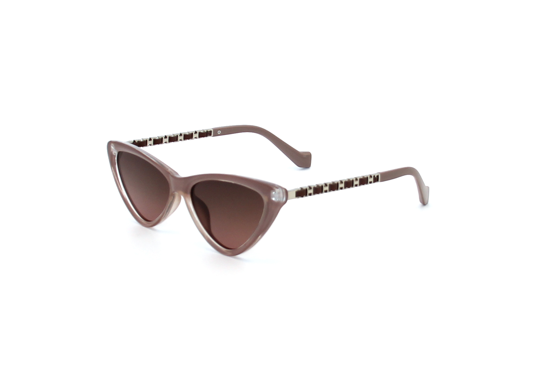 LEKE Metal Cat's eyes small Compact polarized sunglass
