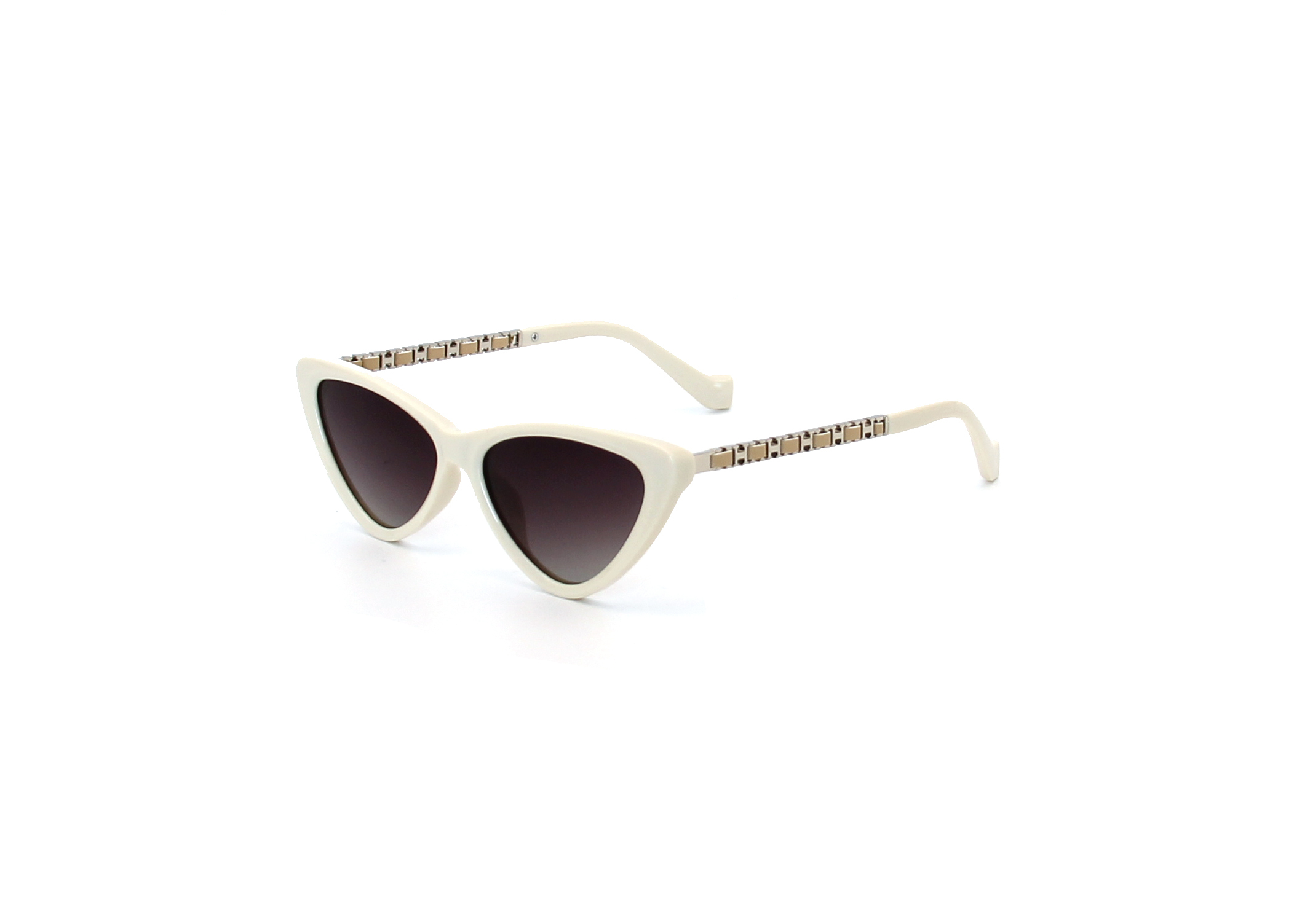 LEKE Metal Cat's eyes small Compact polarized sunglass