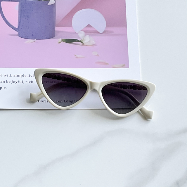 LEKE Metal Cat's eyes small Compact polarized sunglass