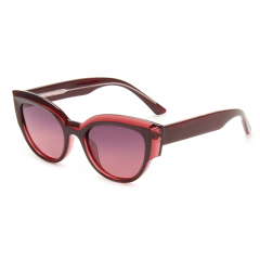 LEKE Oval Cat Eye Thick Leg Polarized Sunglasses 8007