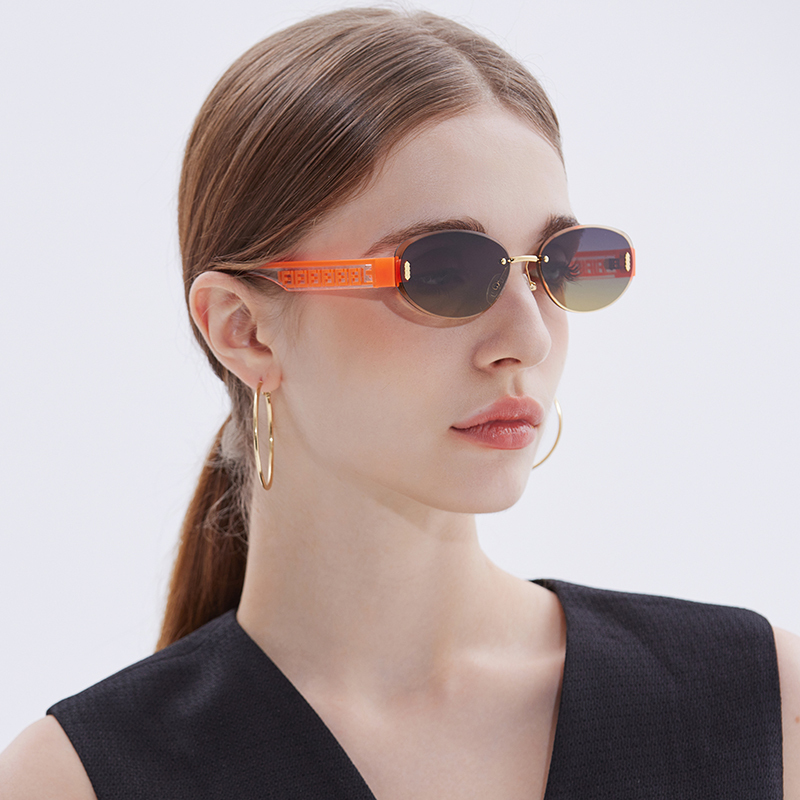 RIANOVA  Rimless Nylon polarized sunglasses 6011