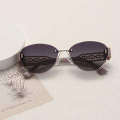 RIANOVA Frameless polarized sunglasses UV resistant sunglasses 6027