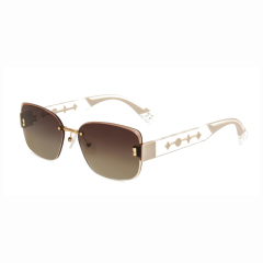 RIANOVA Rimless TR90 Nylon polarized sunglasses 6012