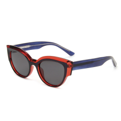 LEKE Oval Cat Eye Thick Leg Polarized Sunglasses 8007