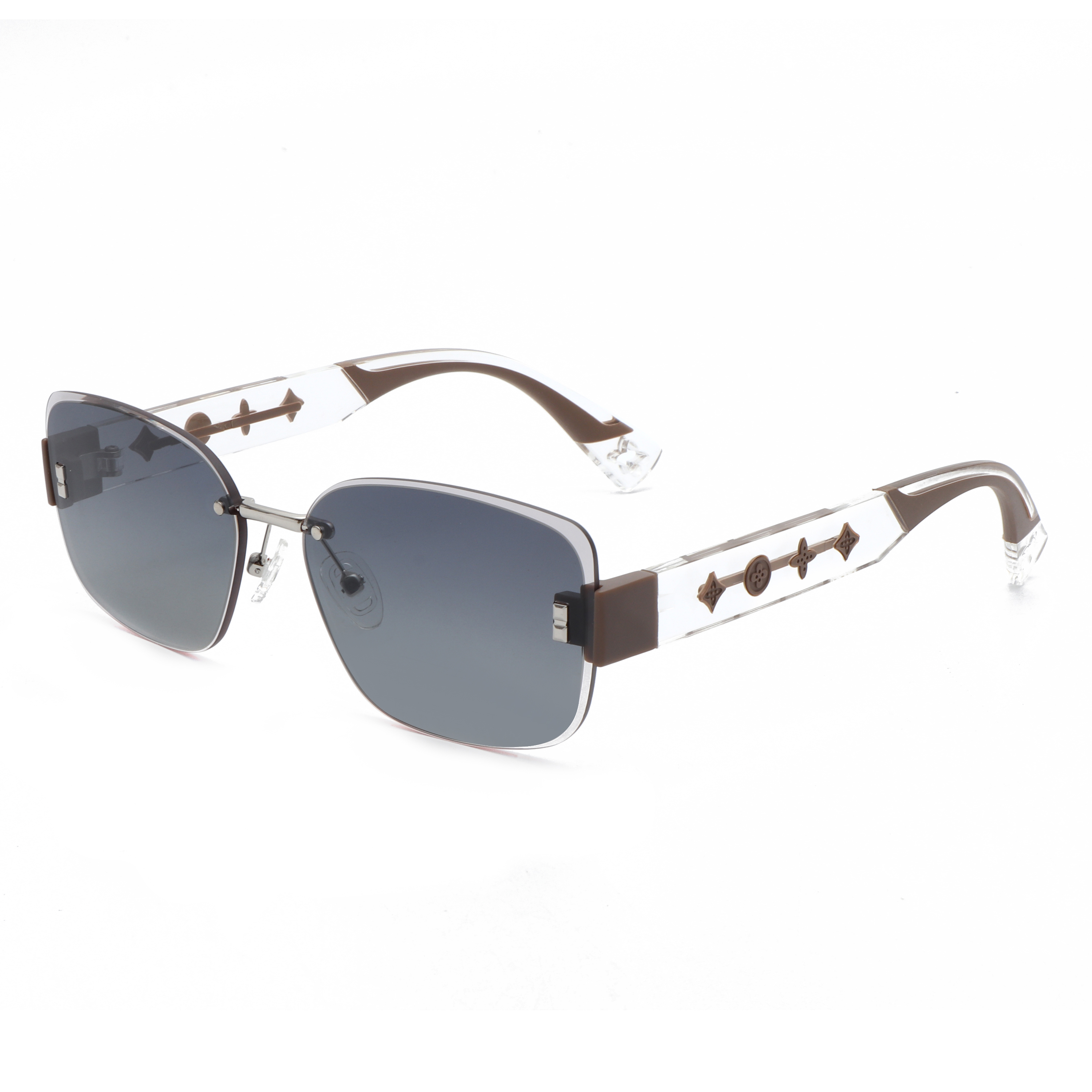 RIANOVA Rimless TR90 Nylon polarized sunglasses 6012