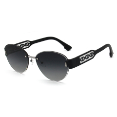 RIANOVA Frameless polarized sunglasses UV resistant sunglasses 6027