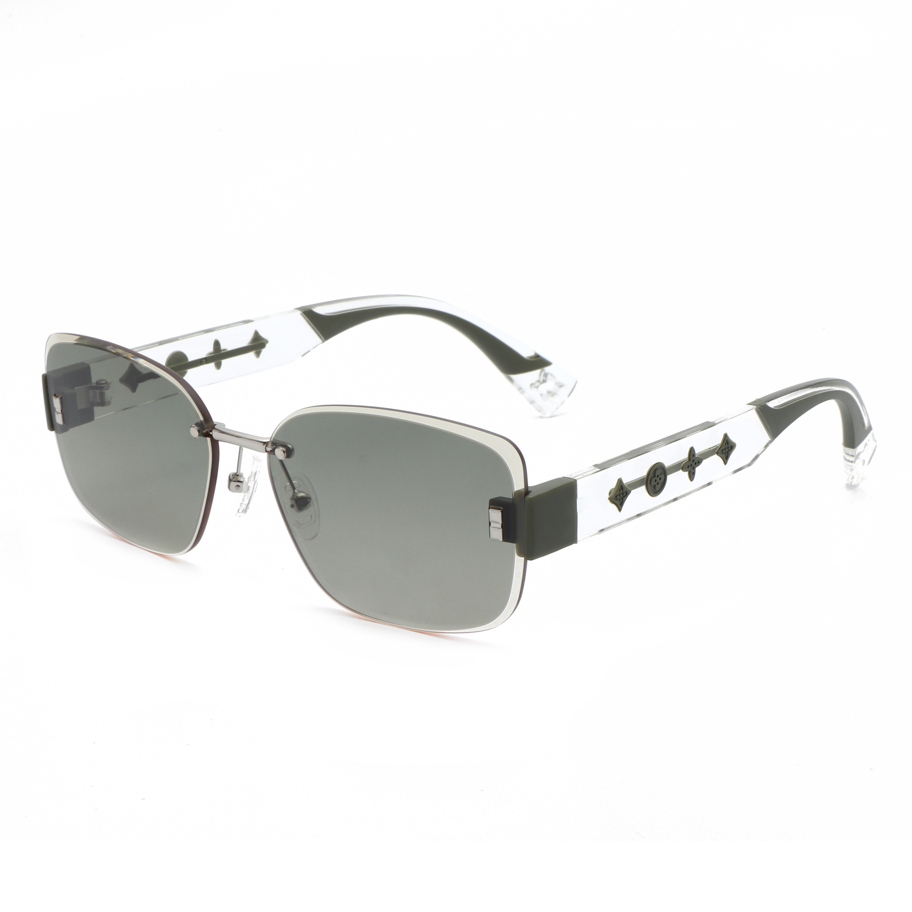 RIANOVA Rimless TR90 Nylon polarized sunglasses 6012