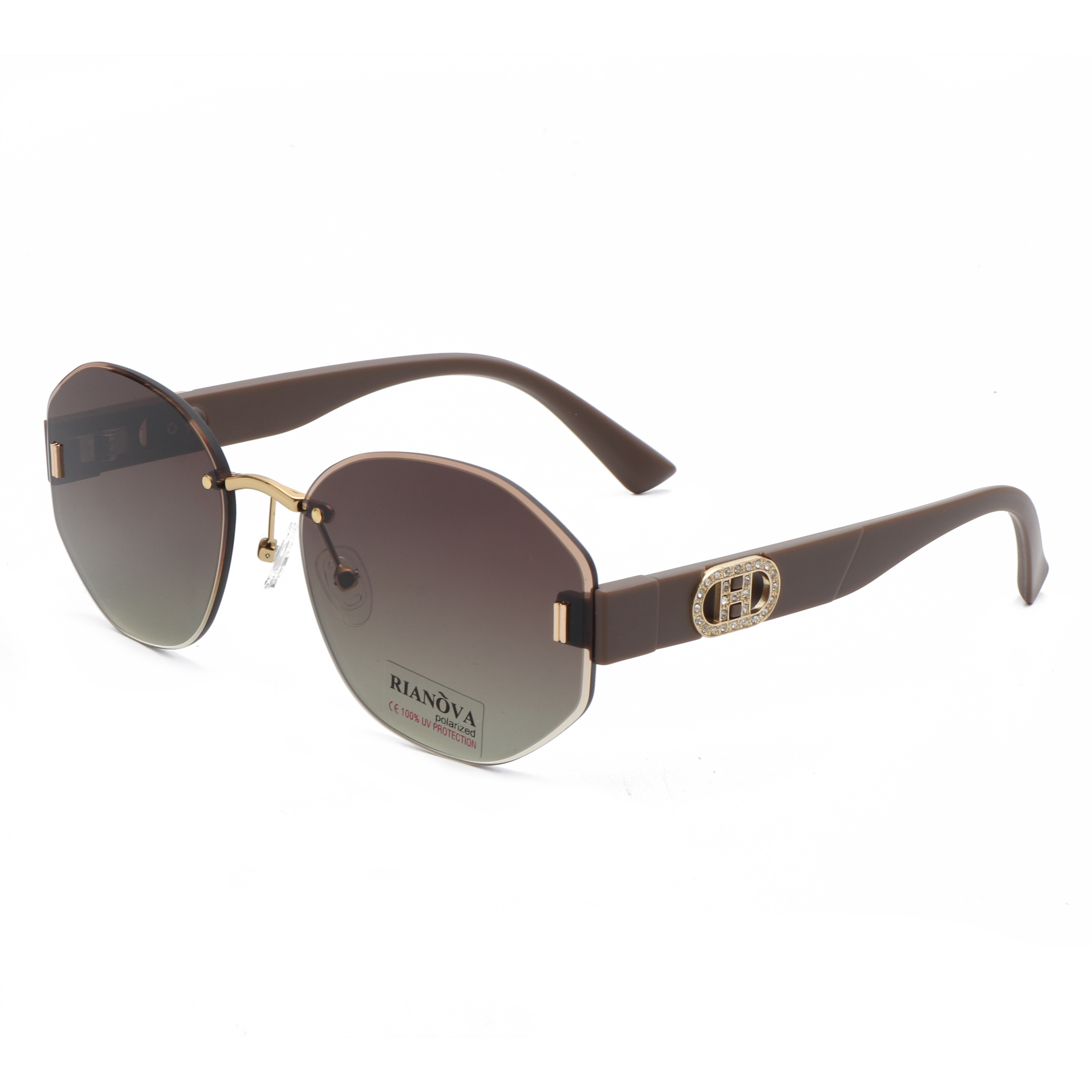 RIANOVA UV resistant TR90 sunglasses with nylon polarizing lenses 6015