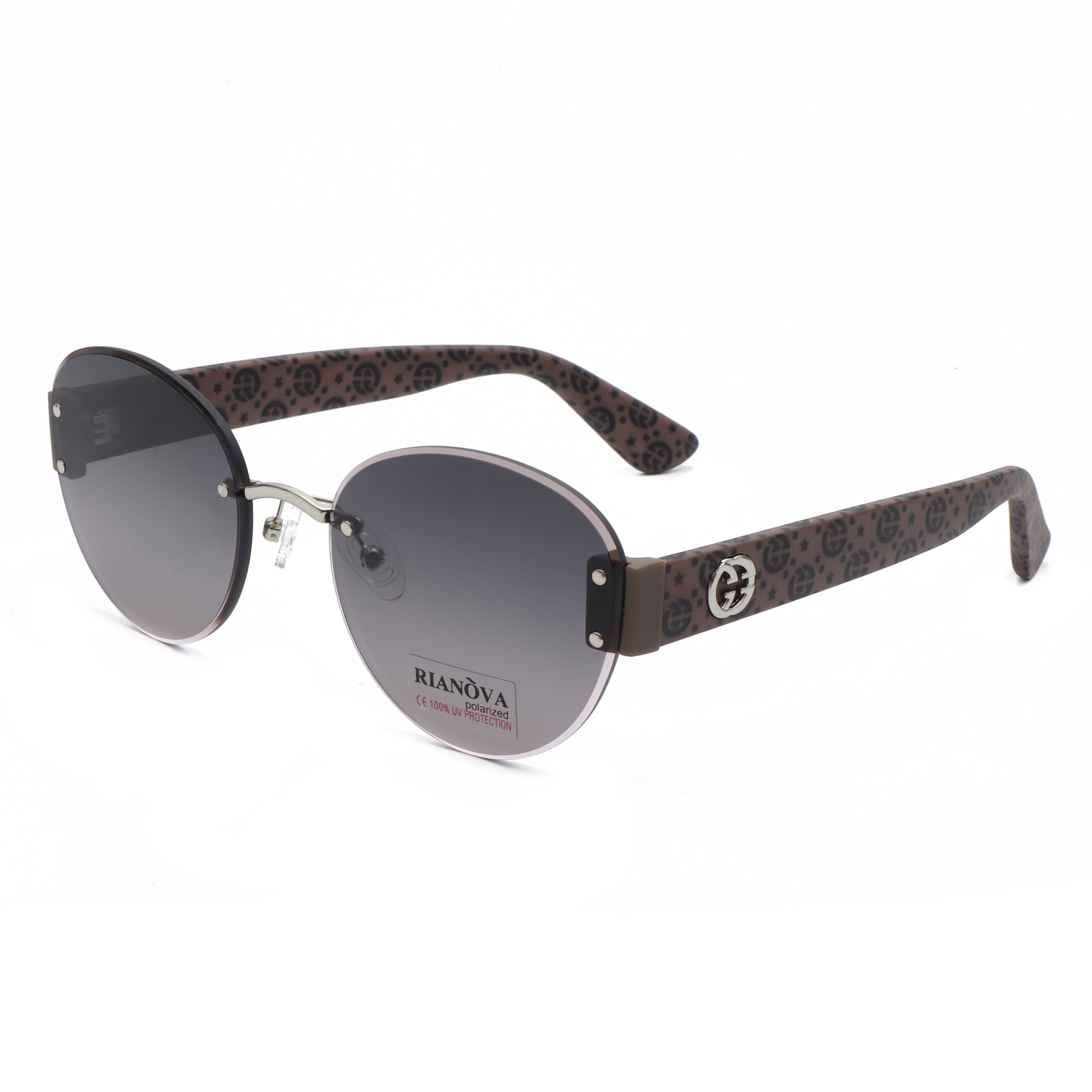 RIANOVA UV resistant TR90 sunglasses with nylon polarizing lenses 6016