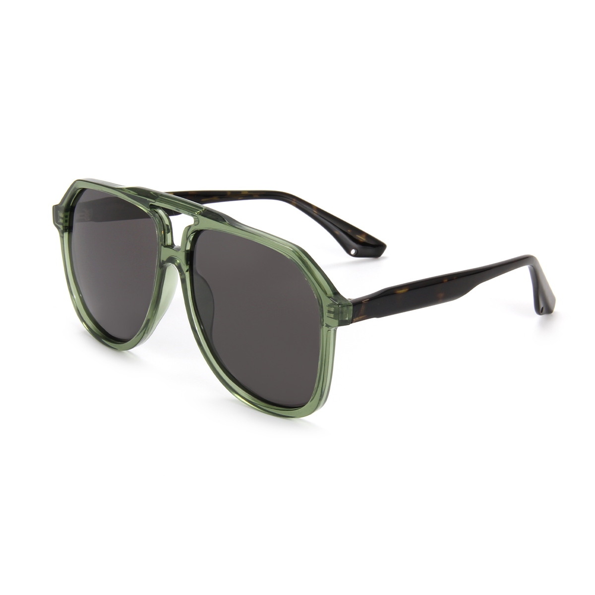 RIANOVA polarized sunglasses CP leg Square glasses 5003
