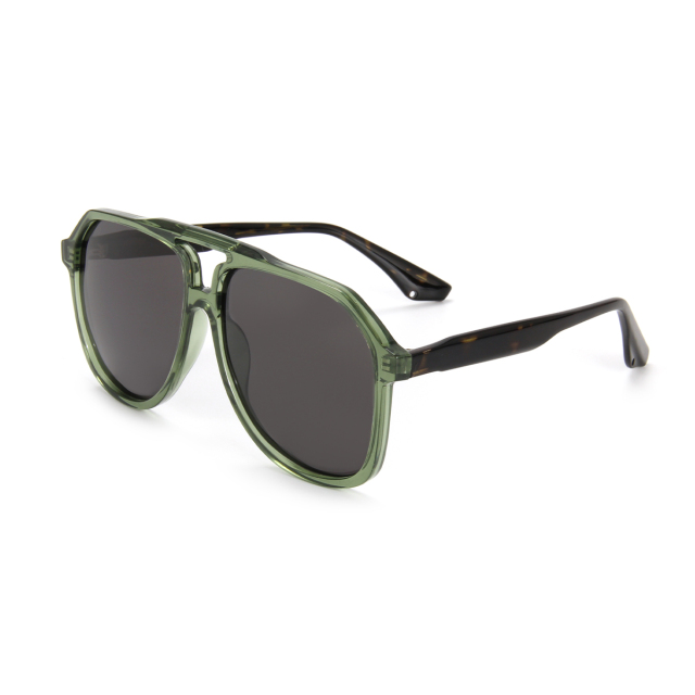 RIANOVA polarized sunglasses CP leg Square glasses 5003