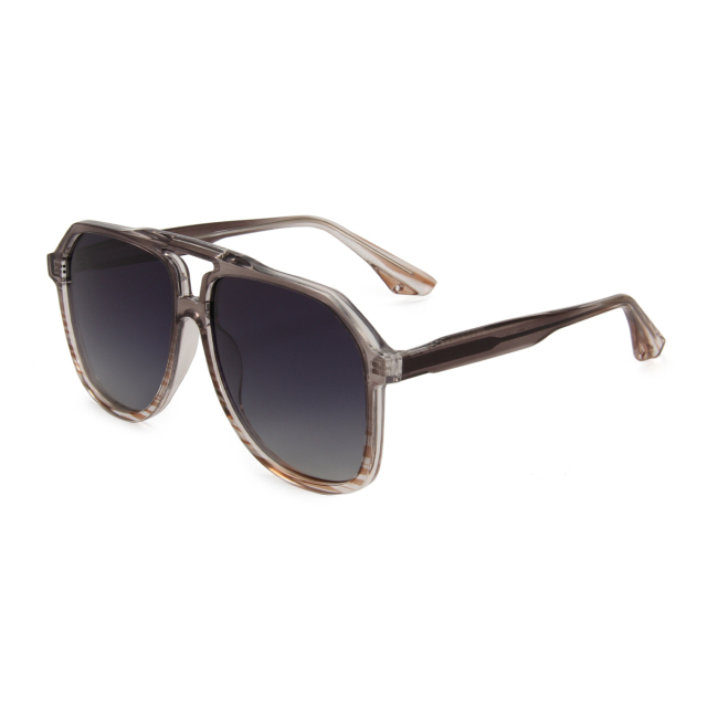 RIANOVA polarized sunglasses CP leg Square glasses 5003