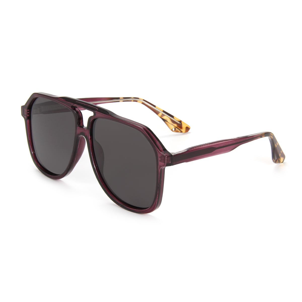 RIANOVA polarized sunglasses CP leg Square glasses 5003