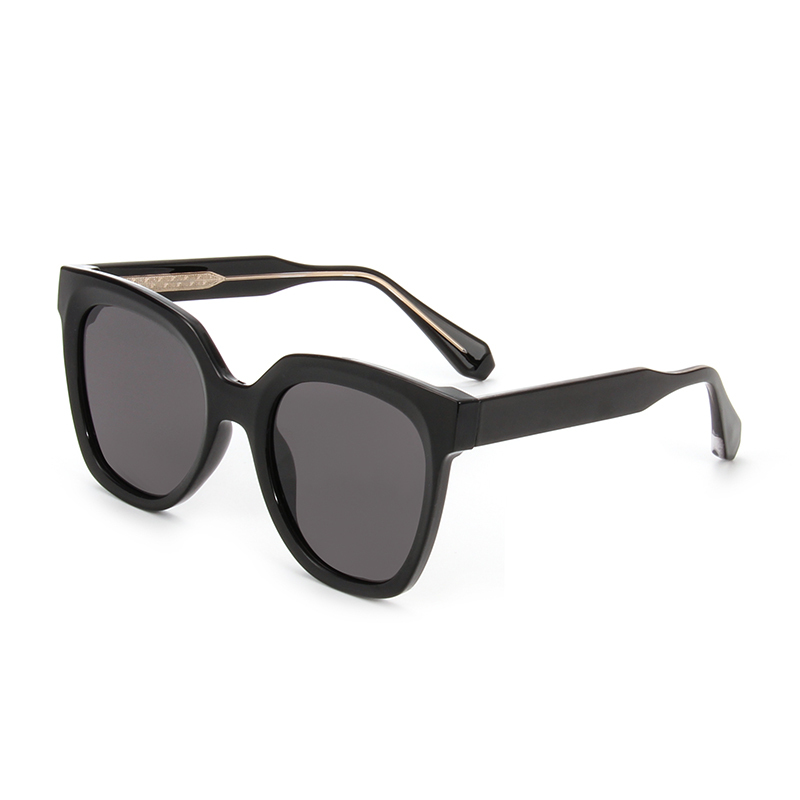 RIANOVA Large Round Frame CP Polarized Sunglasses 5001