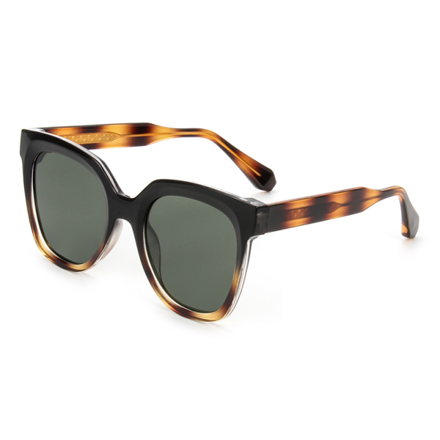RIANOVA Large Round Frame CP Polarized Sunglasses 5001