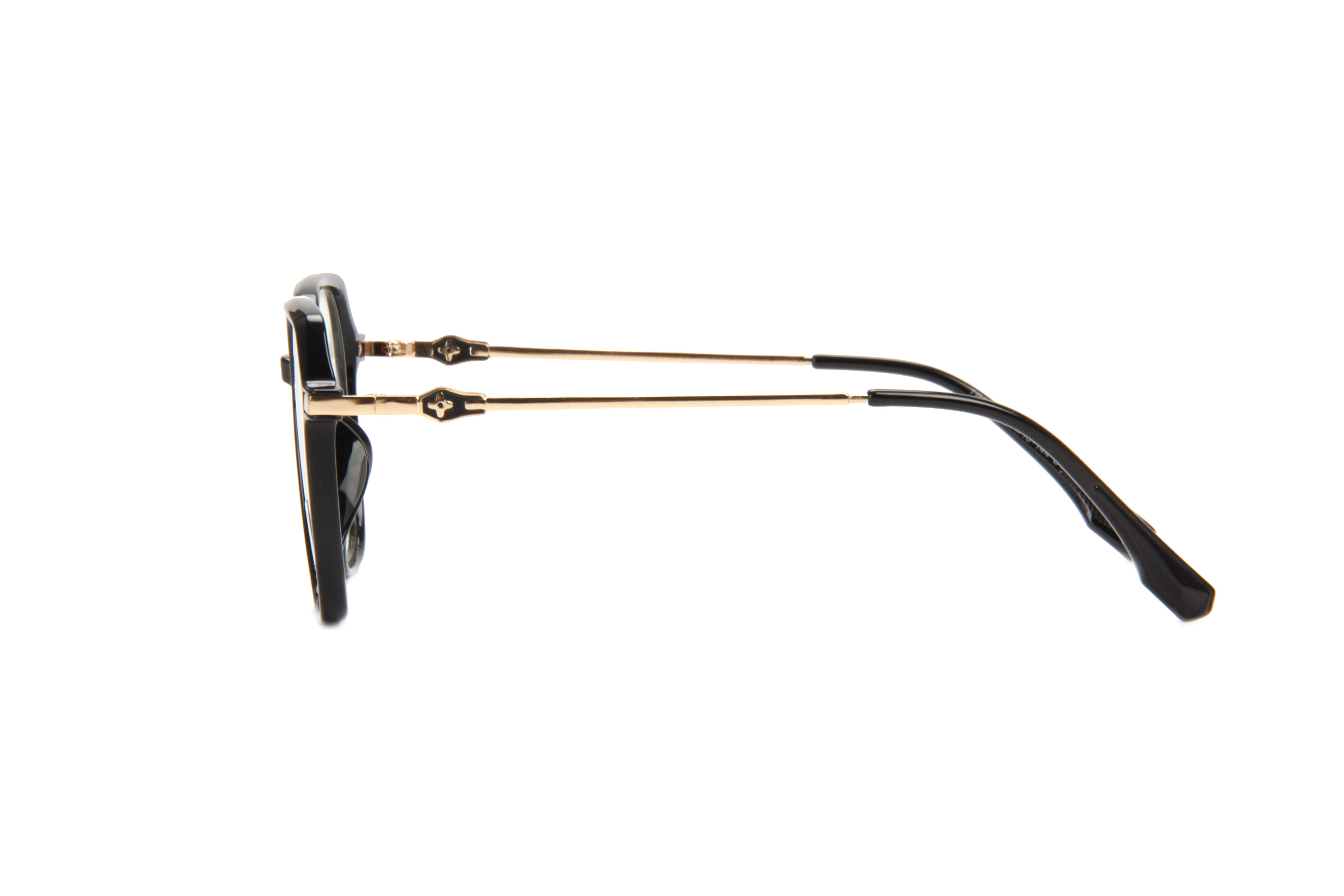 RIANOVA TR90 square metal anti-blue light frosted eyeglasses frame with decorative temples 2099
