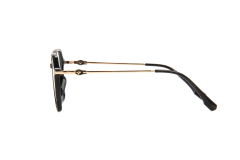 RIANOVA TR90 square metal anti-blue light frosted eyeglasses frame with decorative temples 2099